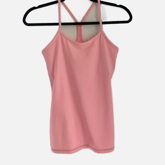 Lululemon Power Y Tank Top Size 6 In Pale Pink - Picture 7 of 8